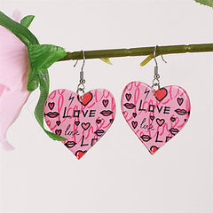 Romantic Valentine's Day Creative Earrings Women's Simple