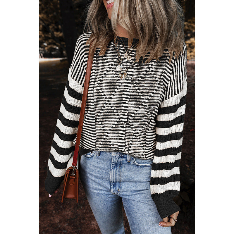 Fashion Casual Striped Top For Women