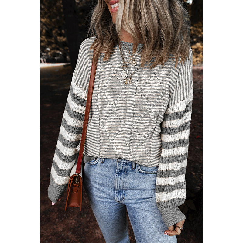 Fashion Casual Striped Top For Women