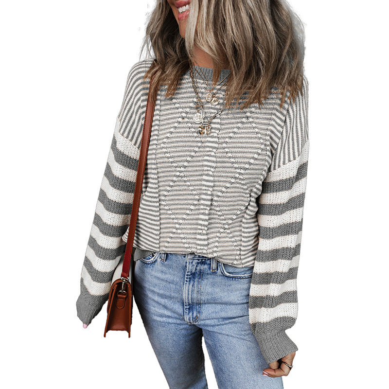 Fashion Casual Striped Top For Women