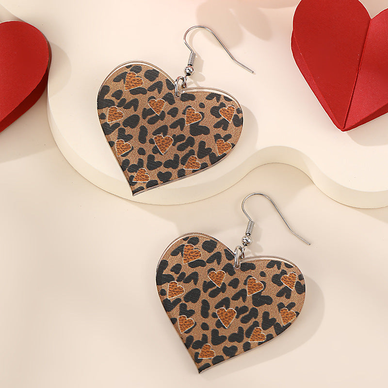 Romantic Valentine's Day Creative Earrings Women's Simple